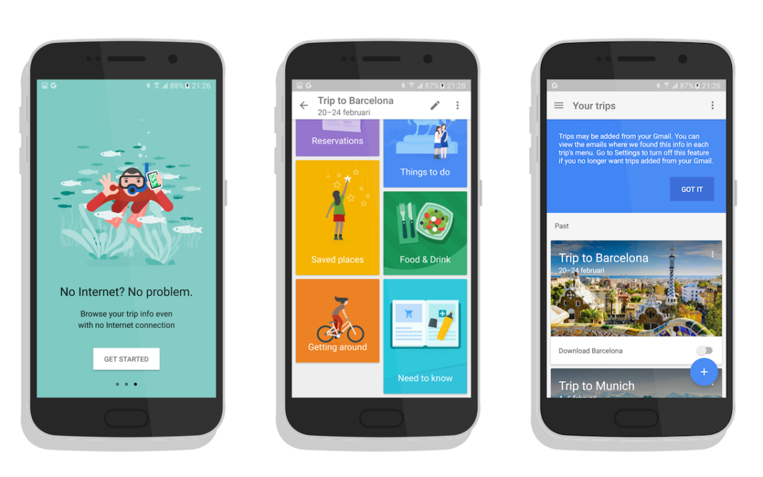 GOOGLE TRIPS – PRIME IMPRESSIONI